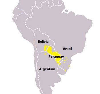guarani tribe map